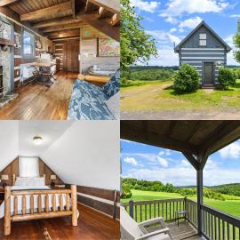 Rustic Mountain Escape with Fire Pit and Mountain Views-Cabin 1、Fancy Gapのホテル