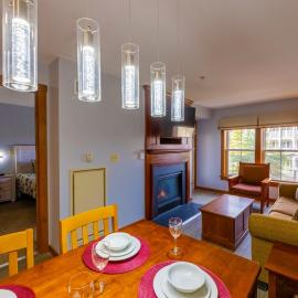 Pool-View King Ski-InOut Village Center Sleeps 5