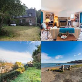Maison familiale vue mer: jardin & plage proche