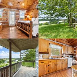 Hillside Hideout Log Cabin For 2! Cabin 10, hotel sa Fancy Gap