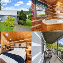 Peaceful Pines Mountain Cabin with Jacuzzi and Views! Cabin 12, hotel u gradu 'Fancy Gap'