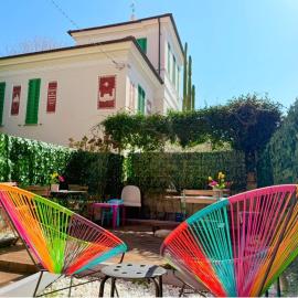 Pink House Garden