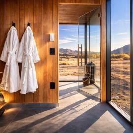 Luxury Glass Tiny House and Sauna, מלון בטורי