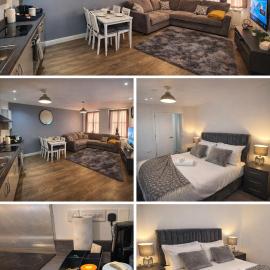 Luxury 2 Bedrooms Apartment with Off Street Free Parking Rugby, hotel a Rugby