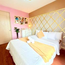 Relaxing 2BR at Camella Northpoint with balcony pool view 3rd floor