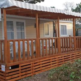 mobil home 8 pers à Saint Jean de Monts camping 4 étoiles