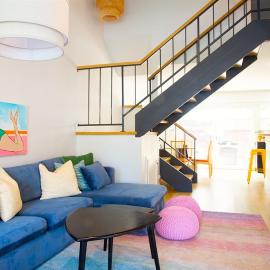 Geometric Loft renovated, hip, pets, poolspa, hotel v destinaci Solana Beach