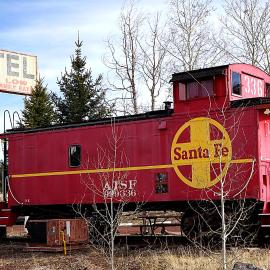 Historic Rail Caboose on Route 66, hotel in Williams