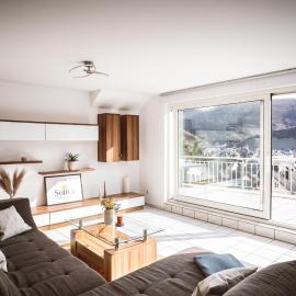 Panoramablick - Großzügige Ferienwohnung mit Panorama- & Burgblick