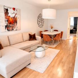 1 BR cityhome 1-5 pers, WIFI, washing machine