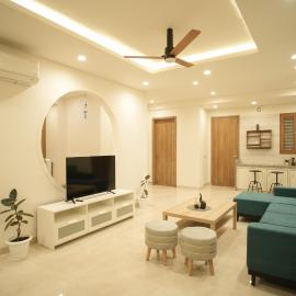 Minimalist Private Floor near Jaipur Airport & WTP Mall with Aravali Views