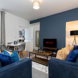 Spacious 3 bedroom apartment in Jarrow with Free parking