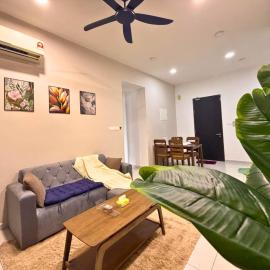 Johor Bahru Danga Bay Cozy 2BR by Viesel Group 5pax - Restaurants, WiFi, Free Parking