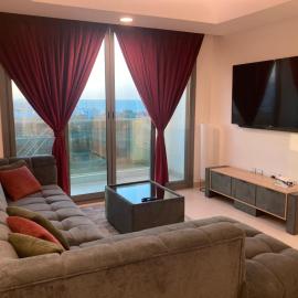 Modern 2BR Oasis - Balcony With Sea View