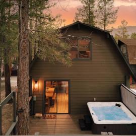 Cozy Big Bear Cabin Hot Tub Pets Fireplace