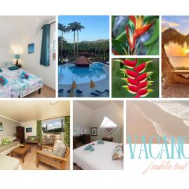Passion Martinique T3 avec terrasse Village Vacances 72m2 Petite vue mer