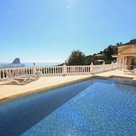 Luxury Sea View Villa Oltamar - Single Level - Private Pool - Full Privacy, Hotel in Calp