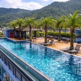 Suite Altair 2BRPool RooftopBarCitygate Kamala, hotel em Phuket