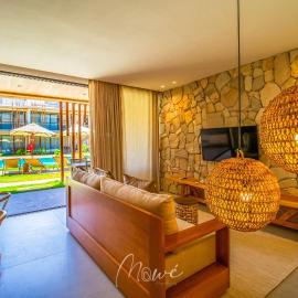 Apartamento de Luxo de frente para piscina