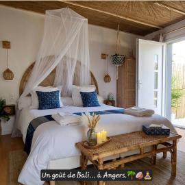 Chambres d'hôtes "Chez Lyly et Juju" Piscine&Sauna Parking Gratuit, hotel Angers-ben