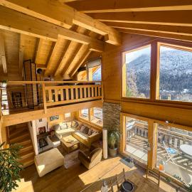 Chalet Boder - Vue MontBlanc - Cheminée, hotel in Finhaut