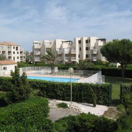 Saint-Cyprien: T2 cabine rénové 6 pers, piscine, parking, à 100m de la plage - FR-1-106-80