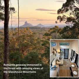 Secluded Tiny House with amazing views Wild100 BnB, hotel in Peachester