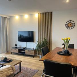 Stilvolles Apartment mit ländlichem Ausblick