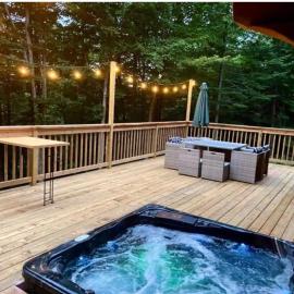 Le Rondin, Chalet en bois rond avec spa