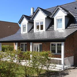 Ferienhaus in Strandnähe mit Kamin und W-Lan