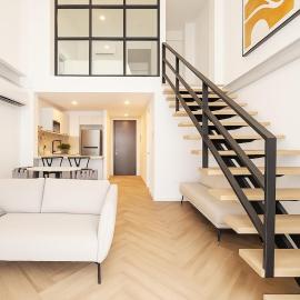Casco Viejo 1BR Loft - Rooftop Pool Gym & Balcony
