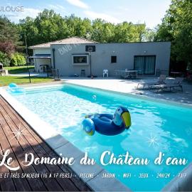 ORBIS - "Domaine du Château d'eau" - Villa 12 personnes et dépendance 5 personnes - Piscine - Jeux - Clim - WiFi - Parking