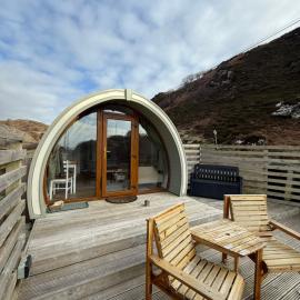 Handa pod in scottish highlands., hotel v mestu Scourie