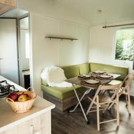 Camping Kerscolper - Mobil home 3 pièces 4/6 personnes + TV MAE-9591