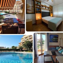 Apto 1 Hab, Terraza & Piscina, 5 min Playa, hotel in Playa de Gandia