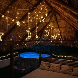 Romantic Luxury Villa with Rooftop Jacuzzi - 50m from Beach