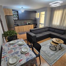 Leora Sunset Apartment-Balcony, 250m from Beach, Golem, Mali i Robit