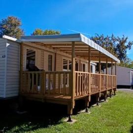 Mobil-home 208, 3 chambres, camping siblu 4 étoiles