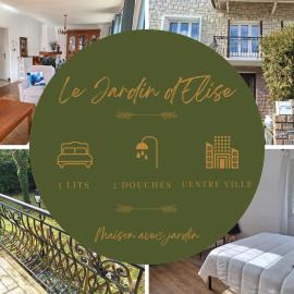 Le Jardin d'Elise - Maison 10 personnes avec jardin - proche centre ville, Hotel in Brive-la-Gaillarde