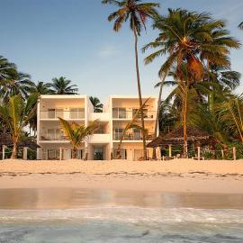 Private Beach Front 2-Bedroom Apartment, Groundfloor