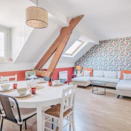 La Suite, Appartement 2 chambres, 5 personnes, plein centre, proche plage de Wimereux