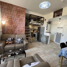 Les Roitelets "NEW YORK" - Appartement T2 avec Mezzanine - Thème New York - Entièrement NEUF - Classé 3 étoiles - Proche Centre-ville & Thermes - Tout Confort - Ménage et Linge de maison INCLUS