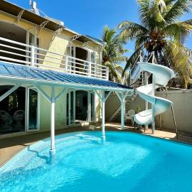 Peaceful villa with private pool and slides