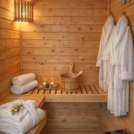 Appartement bien-être pour deux avec sauna privatif et piscine naturelle - Le Domaine des Fleurs Gérardmer
