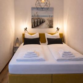 2 Zimmer Wohnung mit Blick auf das Schulschiff Deutschland, viešbutis mieste Brėmerhafenas