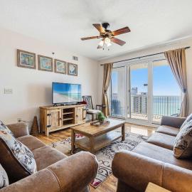 17th-floor beachfront condo with ocean & Gulf views pool gym balcony, hotel v destinácii Destin