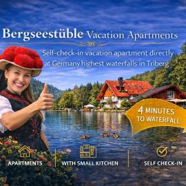 Self-check-in Ferienwohnungen & Apartments am Bergsee, hotel em Triberg