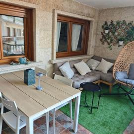 Precioso apartamento en la playa de la Lanzada.