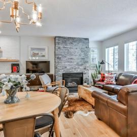 A Rustic Modern Mountain Condo - 2 bed, 2-Level