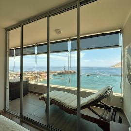 Suite Premium con panorámica vista al mar de Iquique